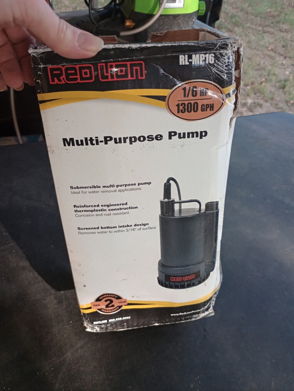 Red Lion Multi-Purpose Pump - Black